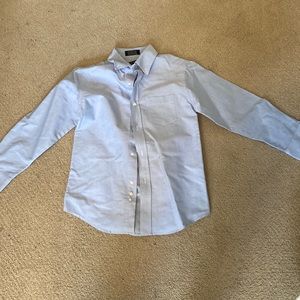 Light blue Izod button down long sleeve shirt